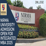 Nirma University Admission Open For Integrated MBA 2025